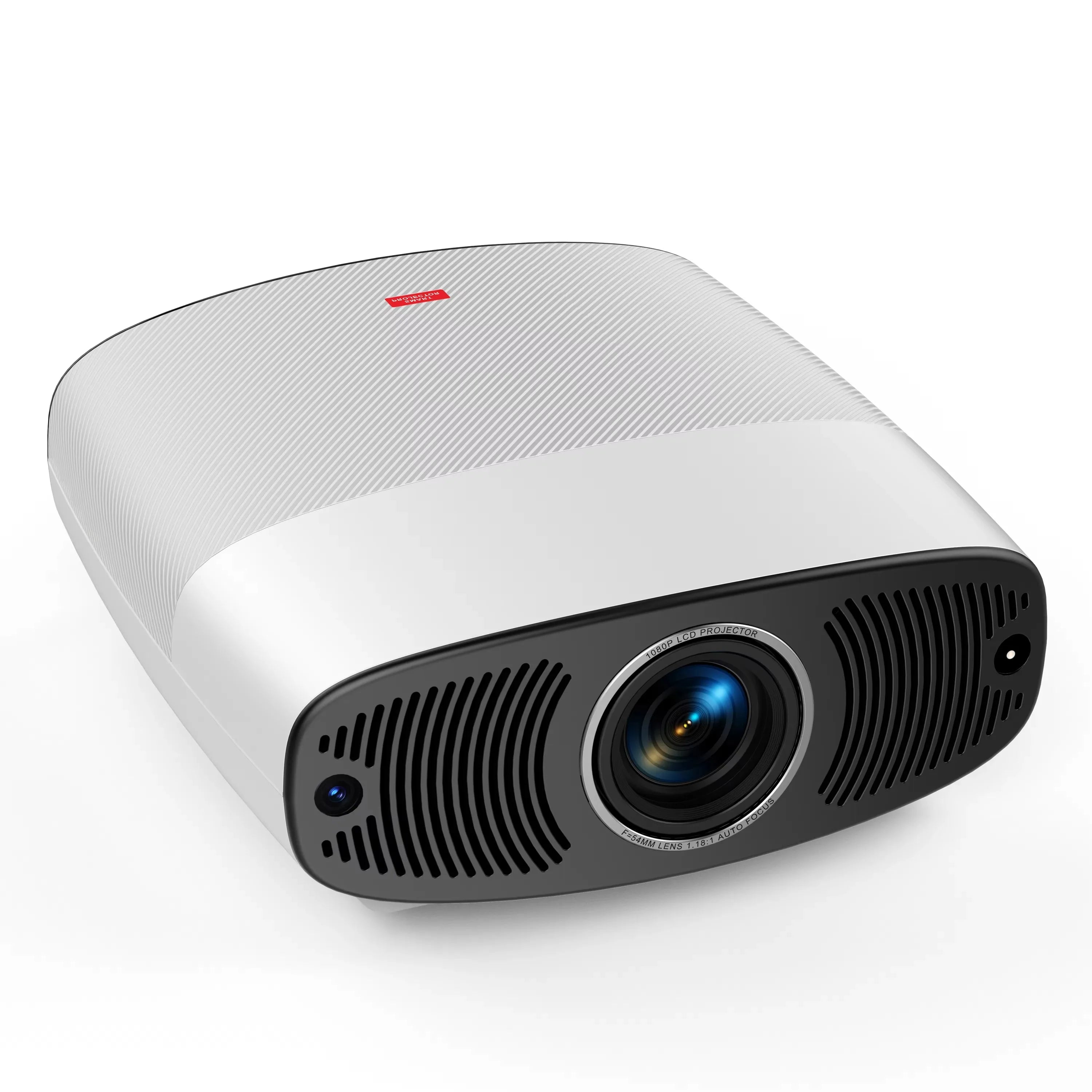 Yinzam GTV Smart Projector 1300 ANSI 1920x1080P Full Auto Obstacle Avoidance Home Theater Portable Projector WiFi Dual Speakers