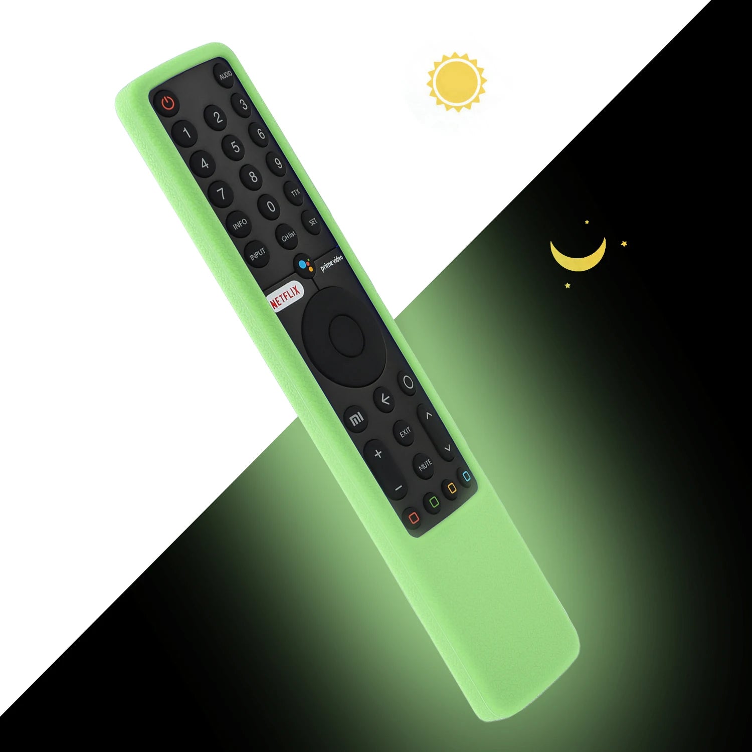 Silicone Protective Case Fit for Xiaomi MI P1 32" 43" 55" Android Q1 75" TV Remote Controller XMRM-19 Voice Remote Cover Sheath