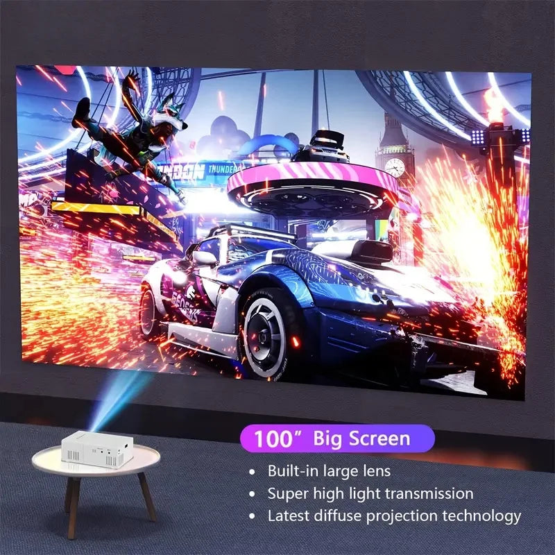 Smart Projector TFT LCD 1080P 1920*1080P Wifi Bluetooth Mini Projectors Home Cinema Outdoor Theater Mini Portable Proiettor