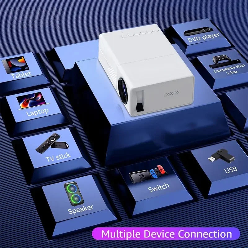 Smart Projector TFT LCD 1080P 1920*1080P Wifi Bluetooth Mini Projectors Home Cinema Outdoor Theater Mini Portable Proiettor
