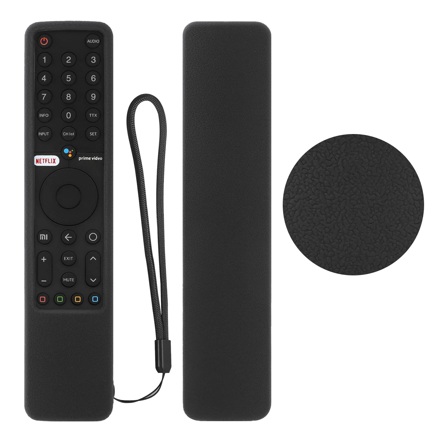 Silicone Protective Case Fit for Xiaomi MI P1 32" 43" 55" Android Q1 75" TV Remote Controller XMRM-19 Voice Remote Cover Sheath