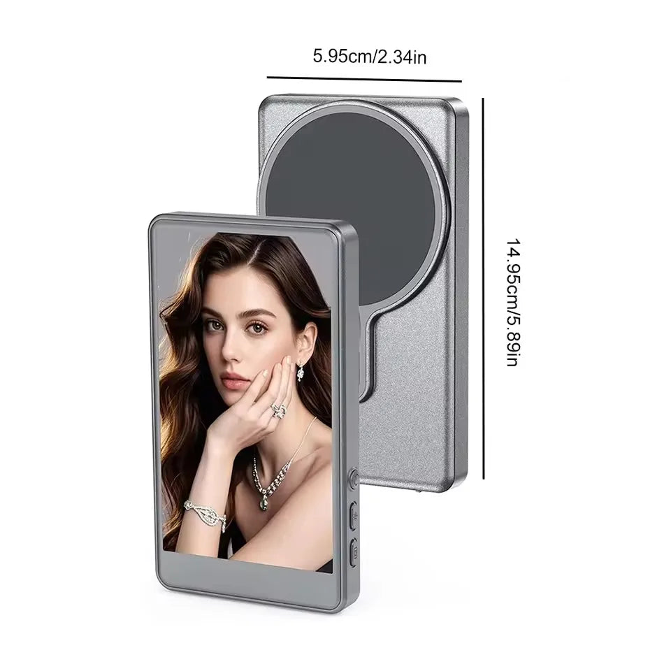 Smartphone Magnetic Monitor Screen Projector Phone Rear Camera Selfie For Vlog Live Stream Video Recording For Android iPhone