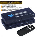 HDMI 2.0 Switch 7 in 1 out 4K 60Hz HDMI Switch 5X1/4X1 HDR HDMI 2.0 Switcher Remote for PS5 Xbox Series X NS Switch PC 4K HDTV