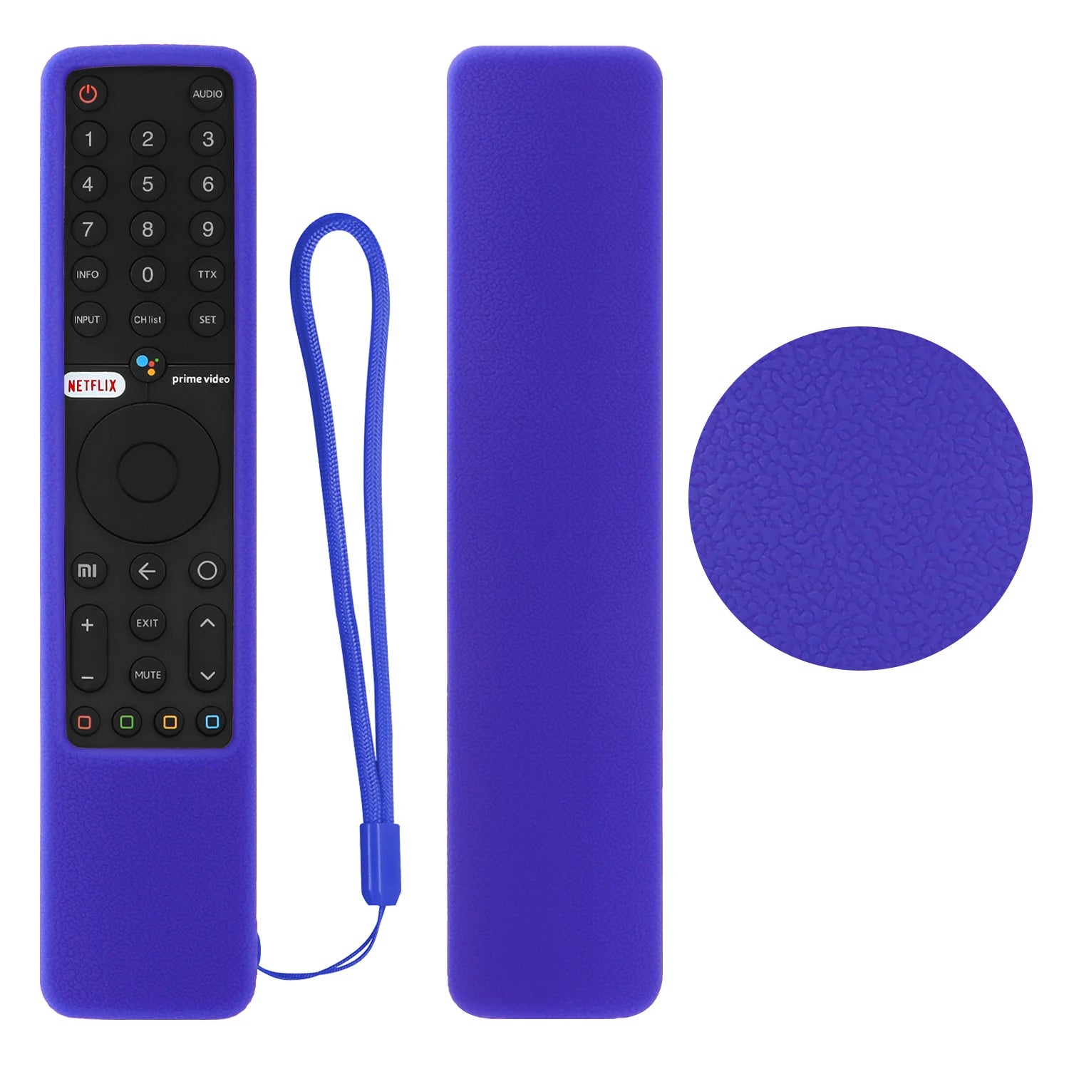 Silicone Protective Case Fit for Xiaomi MI P1 32" 43" 55" Android Q1 75" TV Remote Controller XMRM-19 Voice Remote Cover Sheath