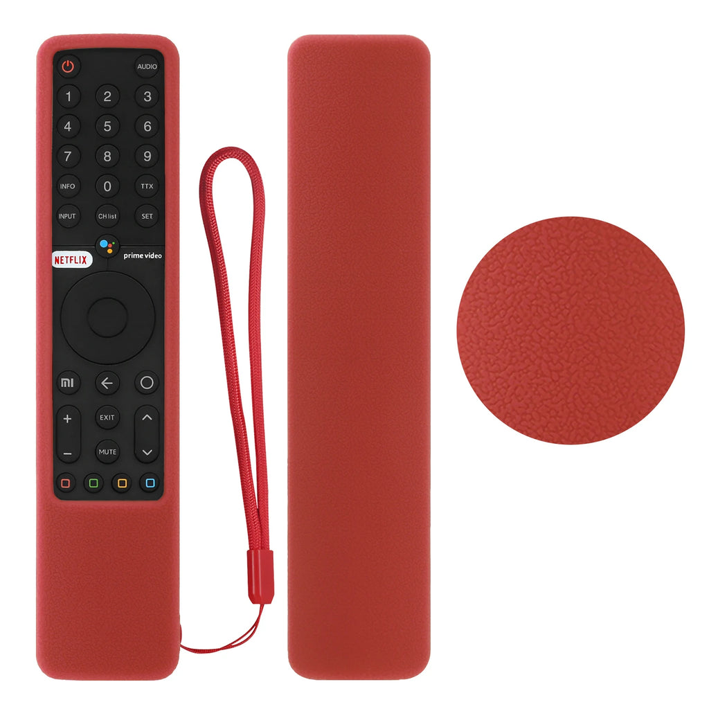 Silicone Protective Case Fit for Xiaomi MI P1 32" 43" 55" Android Q1 75" TV Remote Controller XMRM-19 Voice Remote Cover Sheath