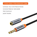 CABLETIME 3.5mm Jack Audio Extension Cable for Laptop PC Xiaomi Male to Female Stereo 3.5 Headphone Aux Extend Adapter Cord