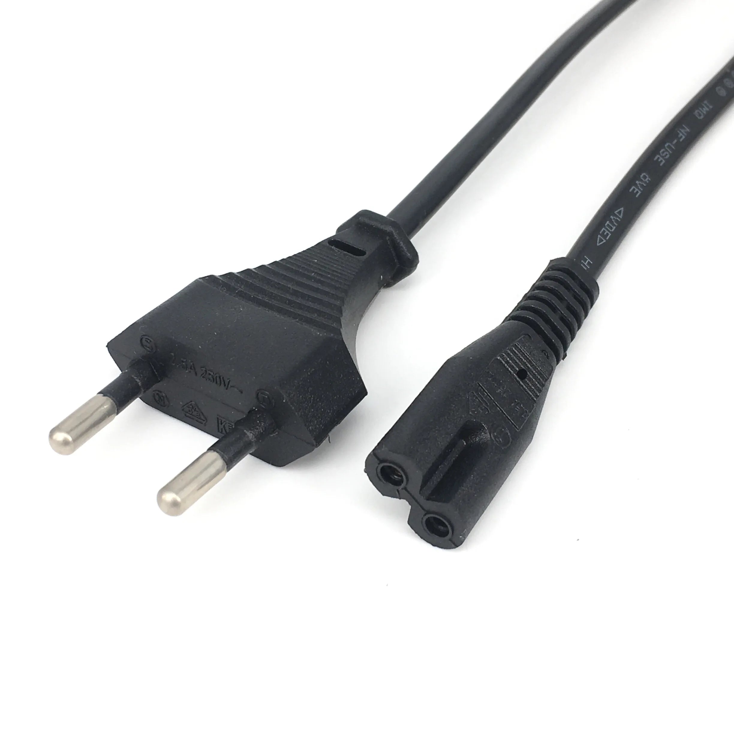 EU To IEC 320C C7 AC power cord Schuko CEE7/16 to C7 Firgure 8 Power lead cable for samsung Philips Sony LED TV 3m/5m