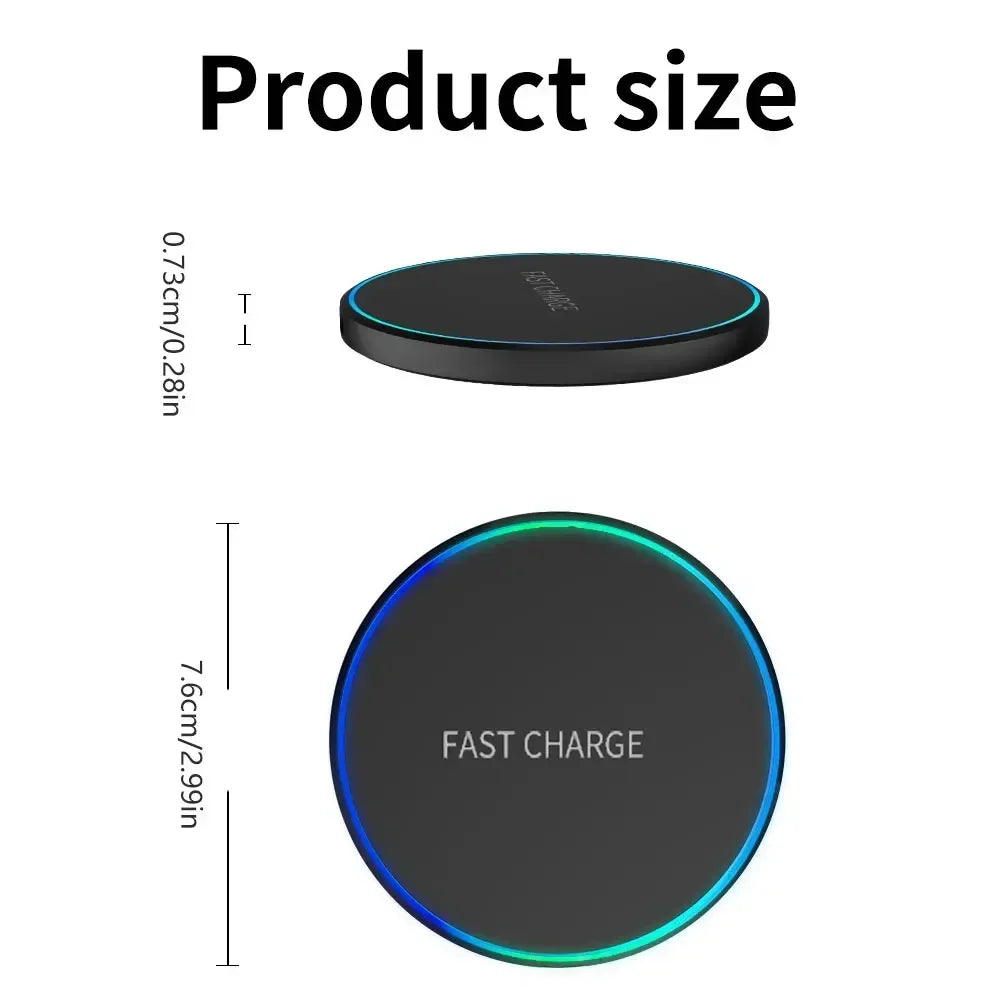 Wireless Charger For PHONE \PAD\WATCH \EarphonesInduction Fast Charging Pad Dock Station